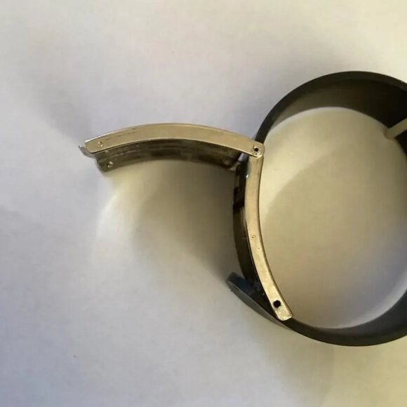 VINTAGE SWAROVSKI Suade/Gemstone Bracelet - Picture 3 of 4